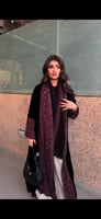 عباية جيهان كشميري موديل ياقه كامل / كميه محدوده