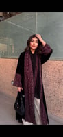 عباية جيهان كشميري موديل ياقه كامل / كميه محدوده