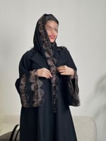 عبايه دلع بني