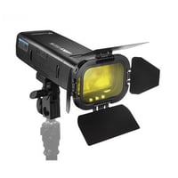 Flashpoint eVOLV 200 TTL Pocket Flash with Barndoo...