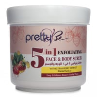 بريتي بي - مقشر للوجه والجسم 5 في 1 ، مقشر بخلاصة...