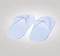 شبشب حمام مسطح مقاوم للانزلاق أبيض استخدام مرة واح...