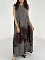 فستان من الشيفون المبطن