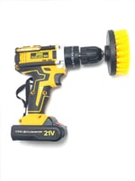 طقم فرشاة دريل تنظيف و تلميع