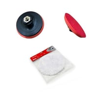 قاعدة تلميع مع صوف صاروخ 4.5 بوصة