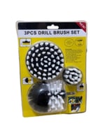 طقم فرشاة دريل تنظيف و تلميع