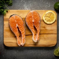 سمك سلمون شرائح طازج - السعر للكيلو