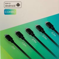 بكج من راف باور 5 كيابل مايكرو USB بأطوال مختلفه