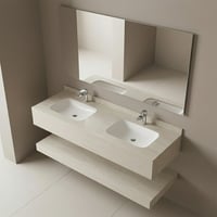 مغسلة بورسلان حوض سيراميك ليزر OS176 مقاس 120 سم ت...