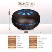 الفواحة الذكية روز 7 في 1 - خشبي غامق