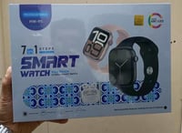 ساعة شبيهة ابل سبع اساور وتركب على جميع الجوالات