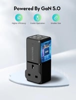 منصة شحن راف باور 70 واط ثلاث منافذ تايب سي ومنفذي...