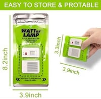 مصباح لمبة عن طريق الماء والملح