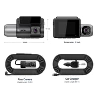 داش كام 4k امامي وخلفي وداخلي