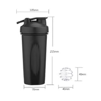 شيكر بروتين 600 مل شفاف