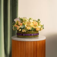 باقة حديقة زهور الباستيل