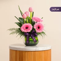 مونتاج فيديو مع باقة ورد فاخرة