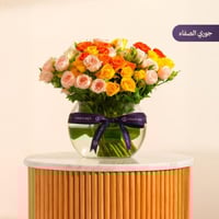 مونتاج فيديو مع باقة ورد فاخرة