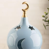 مئذنة رحمة سيراميك أزرق فاتح كبير