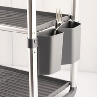 سلة صحون المنيوم 3 ادوار مستطيل