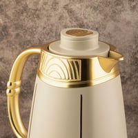 طقم ترامس رواف رمادي مطفي مذهب