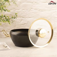 طقم قدور تركي 7 قطع أسود