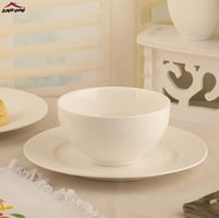 طقم عشاء أبيض 16 قطعه