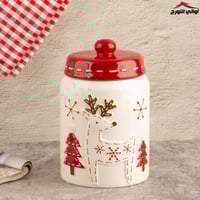 علبة سيراميك شجرة الأرز