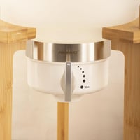 حافظة أرز بقاعدة خشب