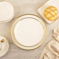 طقم عشاء أبيض 32 قطعة