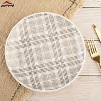 طقم سفرة 24 قطعة كاروهات