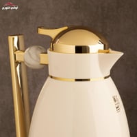 طقم ترامس الهنوف ماربل لؤلؤي مذهب