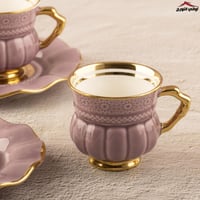 طقم فناجين قهوة الفخامة موف