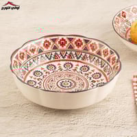 بادية زخرفة أحمر