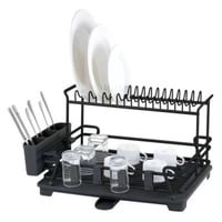 سلة صحون ألمنيوم دورين أسود