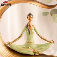 مجسم ديكور فتاة اليوغا