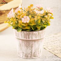 فازة زهور وردي فاتح