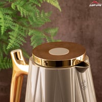 طقم ترامس رنيم رمادي غامق مذهب