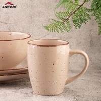 طقم عشاء ديبرا 16 قطعة بني