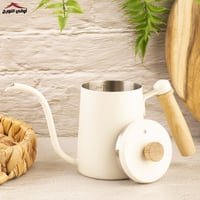 ابريق تقطير بيد خشب اوف وايت