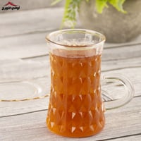 طقم بيالات وفناجين زجاج مثلج