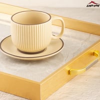 تبسي ماربل رمادي فاتح