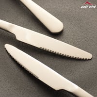 طقم سكاكين آكل 6 قطع فضي