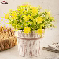 فازة زهور أصفر