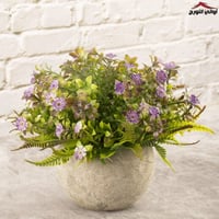 فازة زهور بنفسجي