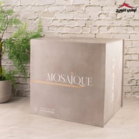 طقم صحون كيك لورا بقاعدة 9 قطع أخضر