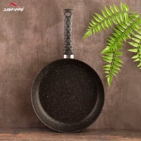 طقم قدور جرانيت تركي أسود بغطاء زجاج 7 قطع ماركة T...