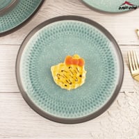 طقم سفرة 16 قطعة أزرق رمادي