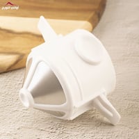 كوب حافظ للحرارة بمصفاة وملعقة