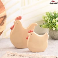 طقم مجسم دجاج (قطعتين)